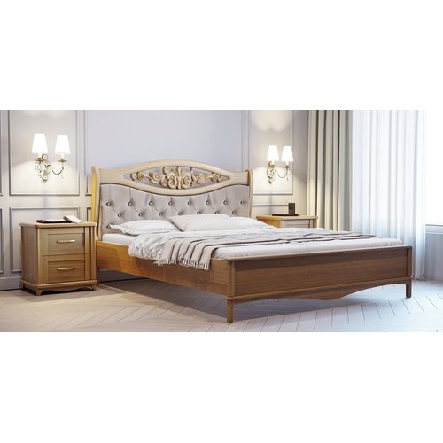 Кровать с мягким изголовьем GLORIA 1600 RONEL