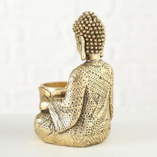 Свічник золотий Будда 1016131 Гранді