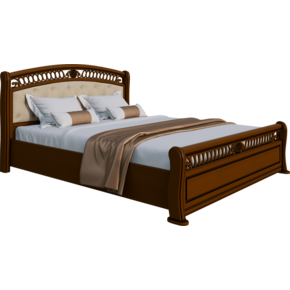 Кровать DOMINICA 1600 с мягким изголовьем