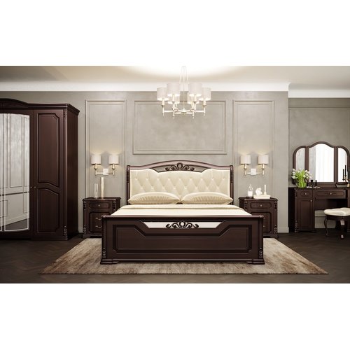 Ліжко VERSAL 1600 з м'яким узголів'ям ITALCONCEPT