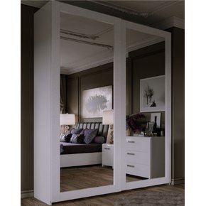 Шкаф-купе Адель 1502 бока шпон