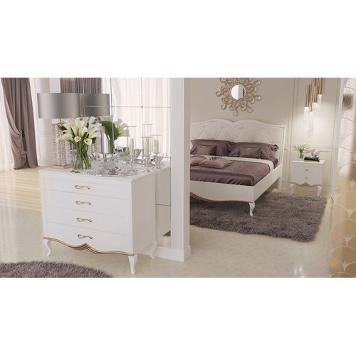 Ліжко Буккет М з м'яким узголів'ям Радо