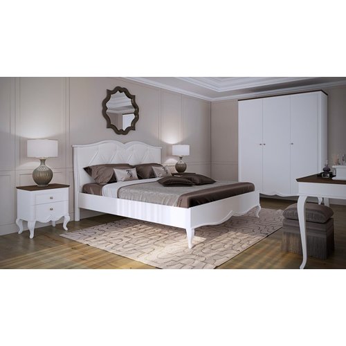 Кровать Буккет Н с мягким изголовьем Радо