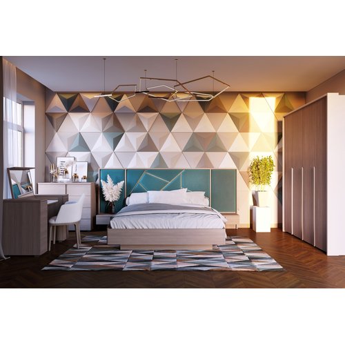 Ліжко Елара з м'яким узголів'ям Радо