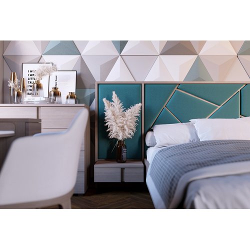 Ліжко Елара з м'яким узголів'ям Радо