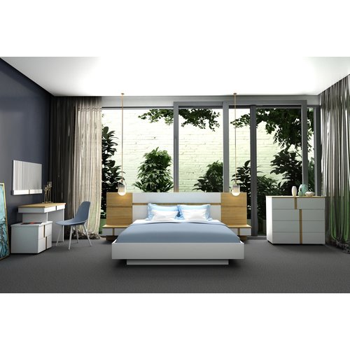 Ліжко Елара з дерев'яним узголів'ям Радо