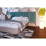 Ліжко Елара з м'яким узголів'ям та двома навісними тумбами