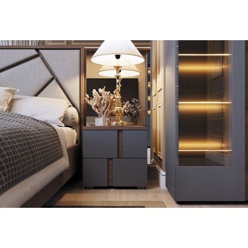 Тумба прикроватная Элара 2 ящ Радо