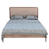 Деревянная кровать Глория с мягким изголовьем