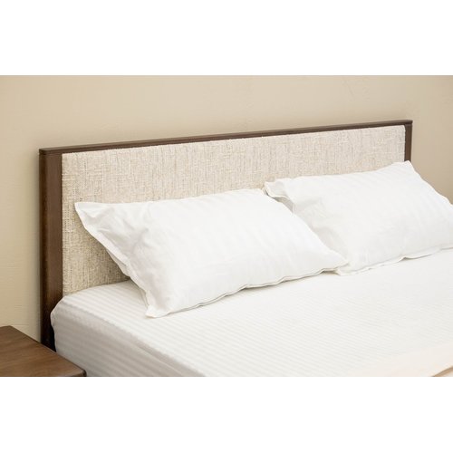 Ліжко дерев'яне ASTI з м'яким узголів'ям Мебус