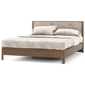 Ліжко дерев'яне ASTI з м'яким узголів'ям