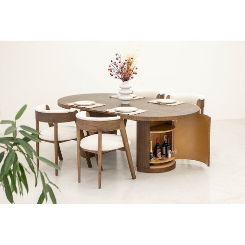 Стіл ROYAL розкладний з баром Мебус