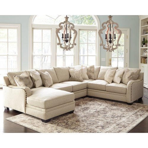 Угловой диван Luxora 4-х компонентный секционный с шезлонгом 52521-16-34-77-56 Ashley