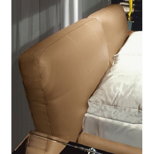 Кровать с мягким изголовьем Модель №14