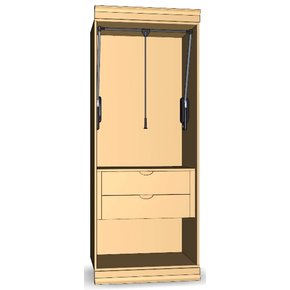 Шкаф для гардеробной комнаты 23-22