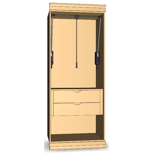 Шкаф для гардеробной комнаты 23-22 Мебус