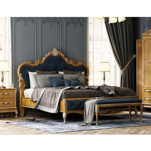 Ліжко дерев'яне низьке узнiжжя ІМПЕРІЯ King Мебус