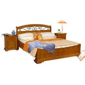 Кровать Elegance 1600 №3 с ковкой