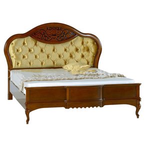 Кровать MАТТЕО Ciliegio 1600/1800 круглое изголовье ткань