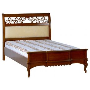 Ліжко MАТТЕО Ciliegio 1600/1800 прямокутне узголів'я тканина