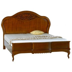 Кровать MАТТЕО Ciliegio 1600/1800 круглое деревянное изголовье