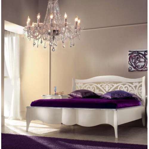 Кровать Charme 1800 изголовье орнамент 726/GB + GBPT Monte Cristo Mobili