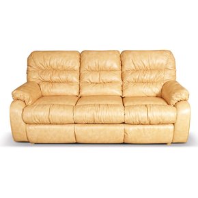 Кожаный диван раскладной трехместный Dakota