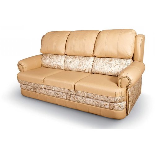 Шкіряний тримісний диван з двома реклайнерами Kentuky Меблева Лавка