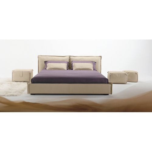 Двоспальне шкіряне ліжко Модель 38