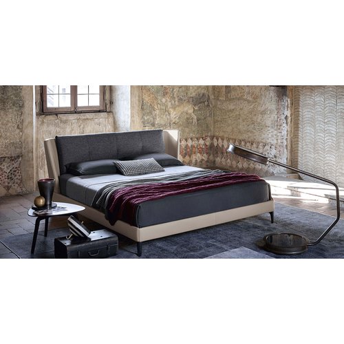 Двоспальне шкіряне ліжко Модель 75