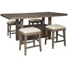 Барний стіл зі стільцями Wyndahl D813-32-024
