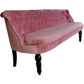 Тримісний диван Ашер рожевий