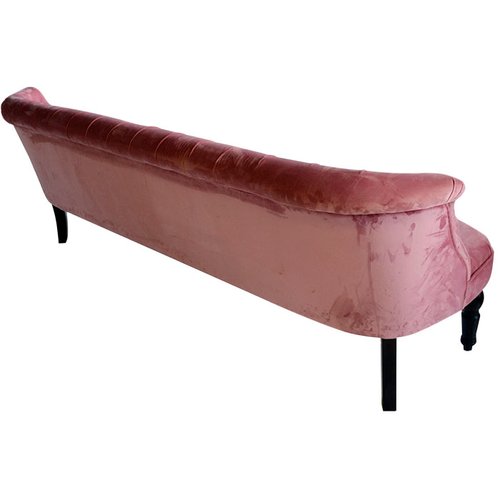 Трехместный диван Ашер розовый