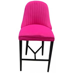 Барный стул Страйп розовый