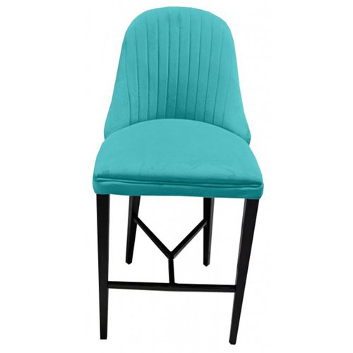 Барний стілець Страйп бірюзовий Флай Дизайн